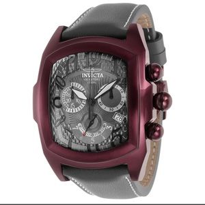 Invicta Dragon Lupah Chronograph Leather Strap